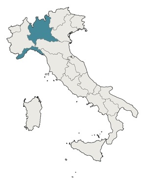 Italy map - Italian lakes & Cinque Terre