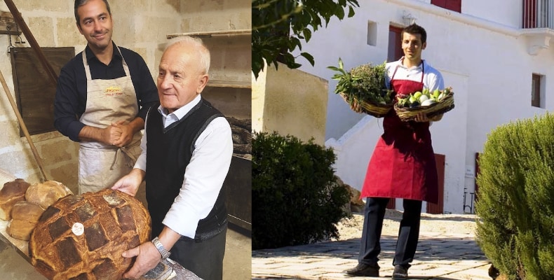 Altamura bread + produce of Puglia